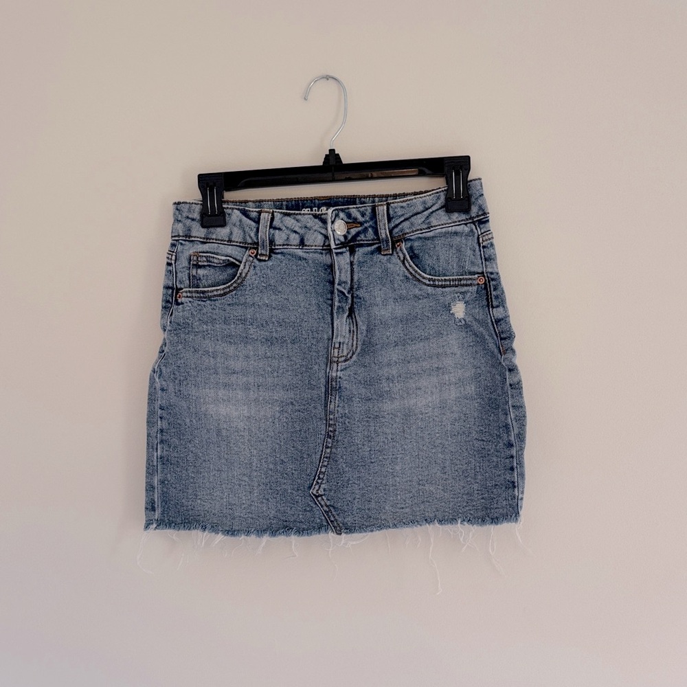 Wild Fable Distressed Denim Pencil Skirt